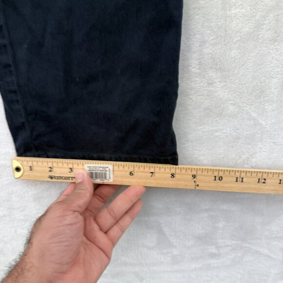 AG Adriano Goldschmied The Everett Pants Mens 33x32 (34x29) Black Slim Straight - Picture 8 of 14